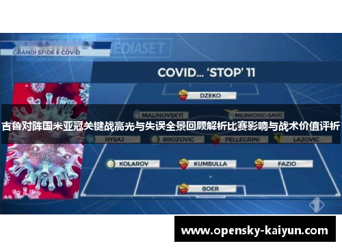 吉鲁对阵国米亚冠关键战高光与失误全景回顾解析比赛影响与战术价值评析